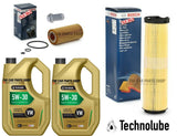 FOR MERCEDES E320 CDI 3.2 W211 BOSCH SERVICE KIT 10L TECHNOLUBE & AIR OIL FILTER