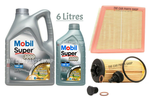 SERVICE KIT FOR BMW 1 SERIES 118I M SPORT 2019 6L MOBIL 5W30 & AIR OIL FILTER