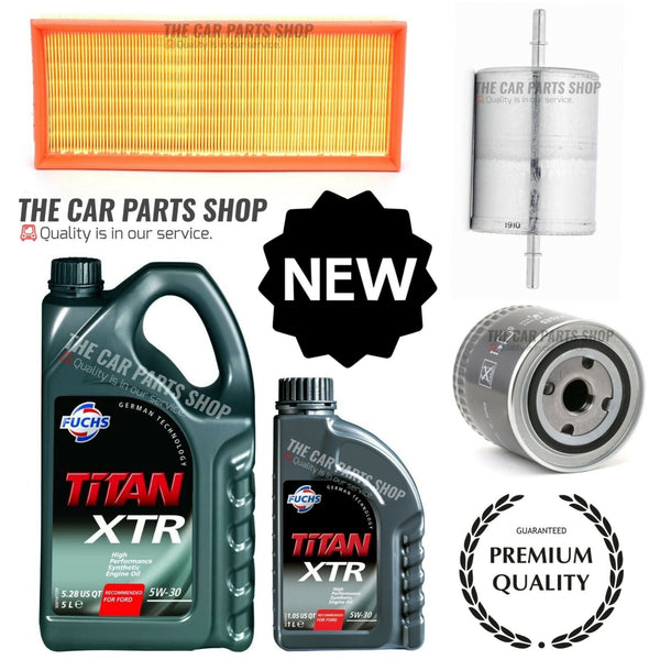 FUCHS 5W30 6L SERVICE KIT FOR FORD MONDEO 3.0 EFI DURATEC V6 2000-2007