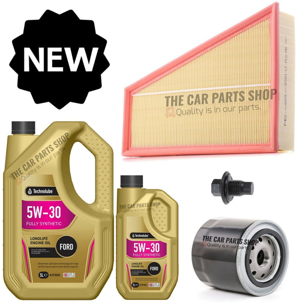 FOR FORD MONDEO 1.8 DIESEL MK4 SERVICE KIT 6L 5W30 OIL & AIR + OIL FILTER PACK