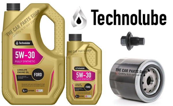 FOR FORD MONDEO 1.8 DIESEL MK4 SERVICE KIT 6L TECHNOLUBE 5W30 & OIL FILTER KIT