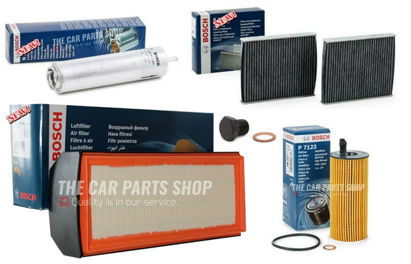 FULL BOSCH SERVICE FILTERS KIT ALL BOSCH FILTERS FOR BMW 730D M SPORT
