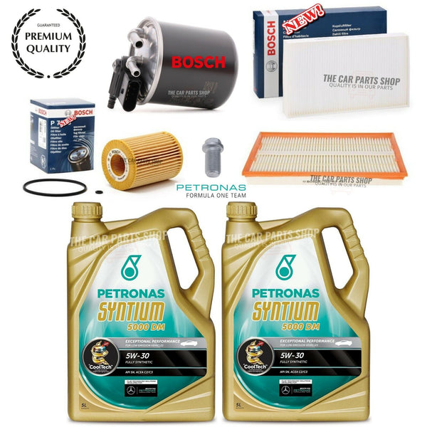 FITS MERCEDES MERCEDES-BENZ VIANO 2.2 FULL BOSCH SERVICE KIT + 10L PETRONAS