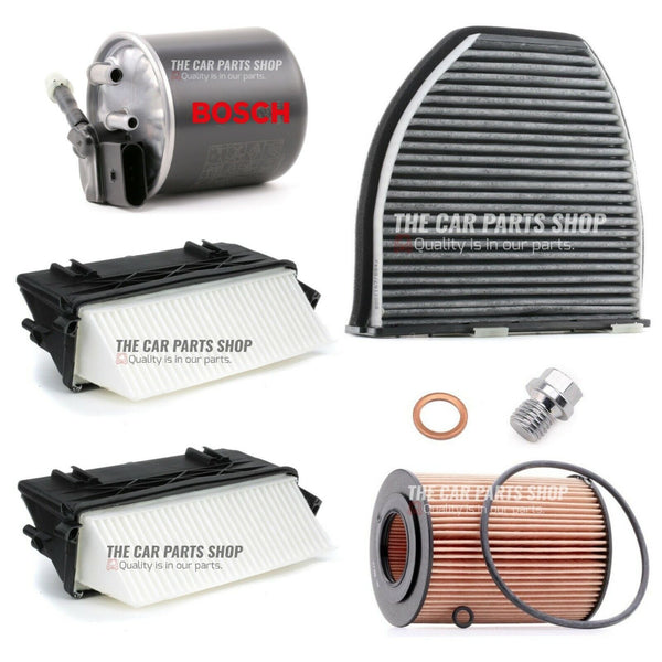 FULL SERVICE FILTER PACKAGE FOR MERCEDES E-CLASS E350 CDI BLUEEFFICIENCY SPORT
