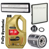 SERVICE KIT FOR HYNUDAI i10 PREMIUM 1.0 PETROL 2013> 5L 5W30 & AIR OIL CABIN