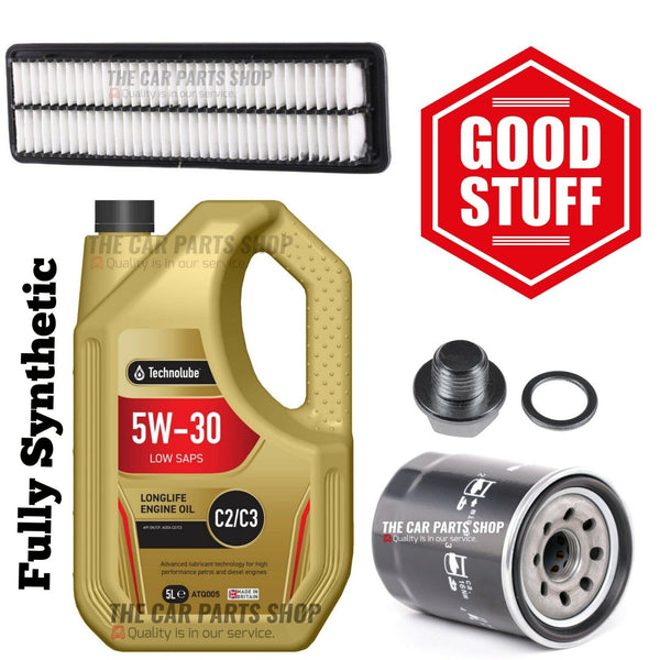 5L 5W30 & AIR OIL SERVICE KIT FOR HYNUDAI i10 PREMIUM 1.0 PETROL 2013>
