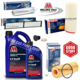 FULL BOSCH SERVICE KIT FOR BMW 1 SERIES 120D M SPORT E87