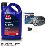 BOSCH SERVICE KIT FOR VW POLO MK5 1.2 TSI 14-17 MILLERS OIL CHANGE SERVICE KIT