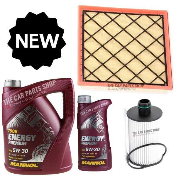 SERVICE KIT FOR CHEVEROLET CRUZE 2.0 TDCI MK1 J300 6L OIL & OIL AND AIR FILTER