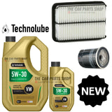 SERVICE KIT FOR MITSUBISHI ASX 1.8 DI-D 4 DIESEL NEW AIR AND OIL FILTER & 6L OIL