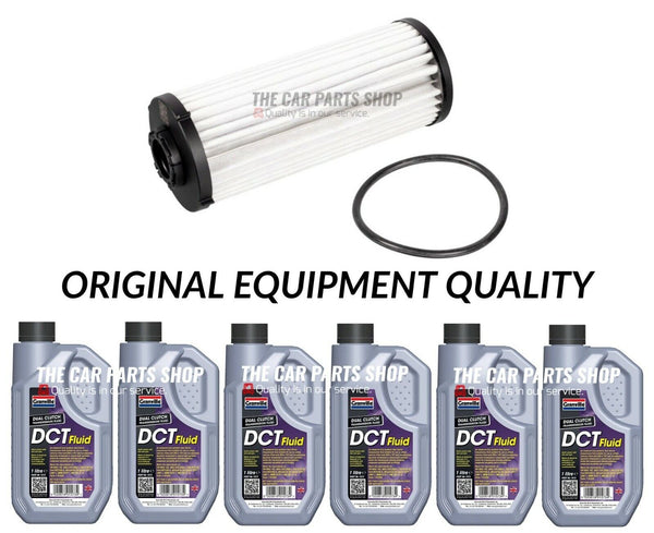 6 LITRE TRANSIMSSION SERVICE KIT FOR VW GOLF R MK7 DQ381 7-SPEED