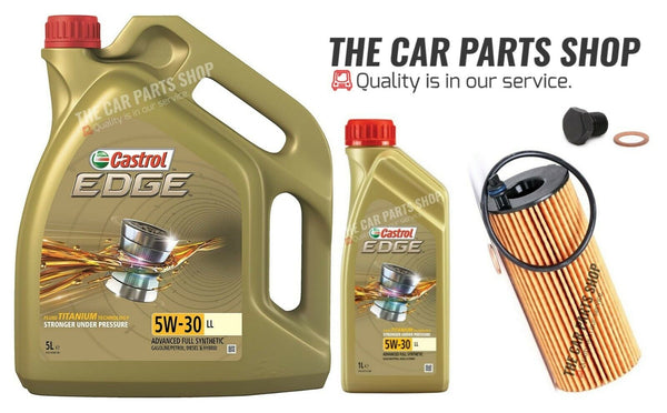 FOR BMW 1 SERIES 116d 118d F20 F21 CASTROL EDGE PREMIUM OIL CHANGE SERVICE KIT