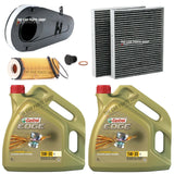 FOR BMW 730D MSPORT 8L CASTROL EDGE SERVICE KIT + AIR OIL CABIN FILTER