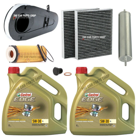FOR BMW 730D MSPORT 8L CASTROL EDGE COMPLETE SERVICE KIT BRAND NEW