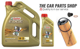 FOR BMW 318D E90 CASTROL EDGE 6L OIL CHANGE SERVICE KIT + SUMP PLUG & WASHER