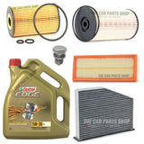 TO FIT AUDI A3 1.6 TDI COMPLETE 5L CASTROL EDGE SERVICE KIT