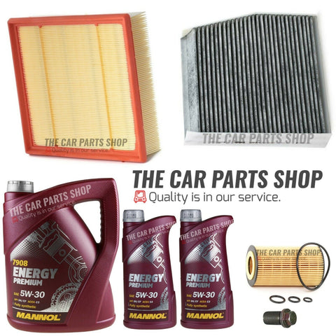 SERVICE KIT FOR MERCEDES B200 D AMG 7L 5W30 & AIR OIL CABIN SUMP PLUG