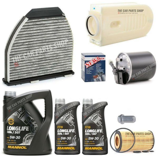 FULL SERVICE KIT FOR MERCEDES C-CLASS C220 CDI BLUEEFFICIENCY AMG SPORT PLUS