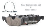 FOR BMW 3 SERIES 320i E90 REAR BRAKE PADS SET AND WEAR SENSOR BRAND NEW