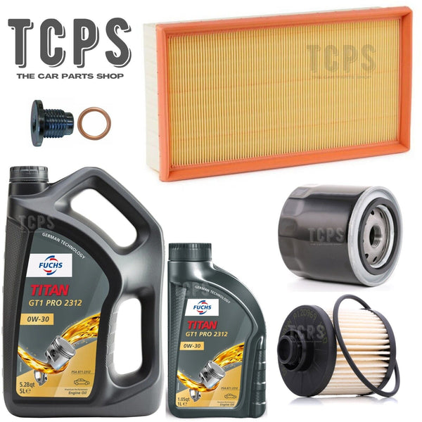6L OIL & AIR OIL FUEL SERVICE KIT FOR PEUGEOT 308 2.0 BLUEHDI GT LINE MK2 13-19