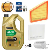 FULL SERVICE KIT FOR SKODA FABIA 1.2 PETROL MK2 LEVEL 1 HTP WITH 3 BOSCH PLUGS
