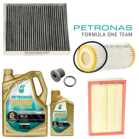 PETRONAS SERVICE KIT FOR AUDI A3 S3 12-20 QUATTRO 8Y POLLEN AIR OIL FILTER KIT