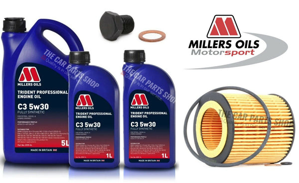 FOR BMW 1 SERIES M135i PETROL F21 OIL CHANGE SERVICE KIT 7L 5W30 OIL & FILTER