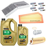 FULL SERVICE KIT FOR MERCEDES SLK SLK200 BLUEEFFICIENCY AMG SPORT 6L 5W30 OIL