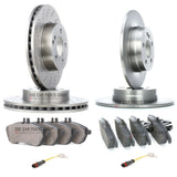 FOR MERCEDES C-CLASS C220 CDI W204 FRONT REAR BRAKE DISCS & BRAKE PADS SENSOR