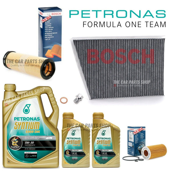 BOSCH SERVICE KIT FOR MERCEDES C320 V6 DIESEL W203 7L OIL & AIR OIL CABIN