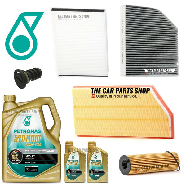 FOR MERCEDES E220 D W213 SERVICE KIT 7L OIL + AIR OIL AND BOTH CABIN FILTERS