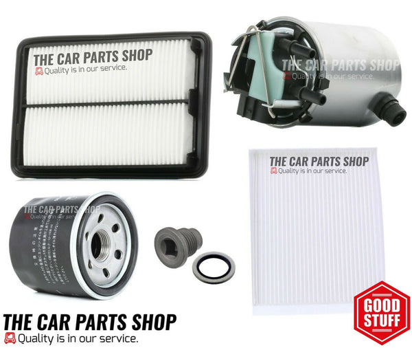 FULL SERVICE FILTER KIT FOR NISSAN QASHQAI DCI N-TEC PLUS 1.5 DIESEL