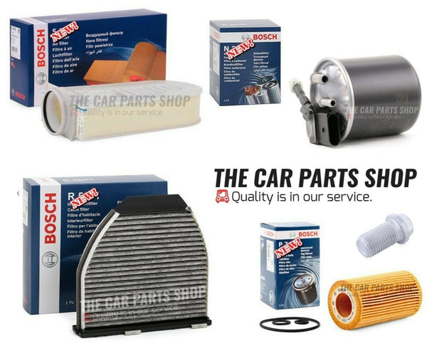FULL BOSCH SERVICE FILTER KIT FOR MERCEDES C250 2.2 DIESEL C204