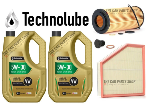 FOR BMW 5 SERIES 535D E60 SERVICE KIT 10L 5W30 OIL & AIR OIL FILTER SUMP PLUG
