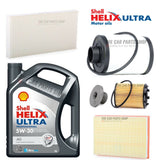 FITS VAUXHALL CORSA COMBO 2000 1.3 CDTI MK2 FULL SERVICE KIT + 5L SHELL 5W30 OIL