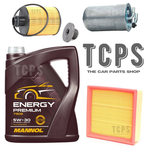 FOR VAUXHALL CORSA SXI 1.3 CDTI MK3 SERVICE KIT FUEL AIR OIL FILTER & MANNOL