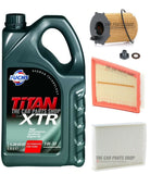 SERVICE KIT FITS FORD FIESTA GHIA 1.6 TDCI MK6 5L FUCHS AIR OIL CABIN KIT