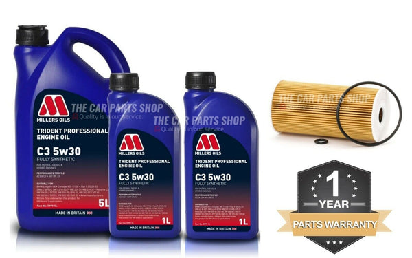 MILLERS 7L OIL CHANGE SERVICE KIT FOR HYUNDAI SANTA FE 2.2 MK2 2005-13