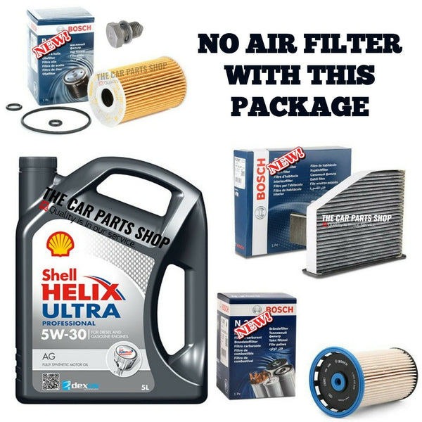 SHELL SERVICE KIT FOR VW PASSAT CC 2.0 TDI MK5 ( NO AIR FILTER INCLUDED )