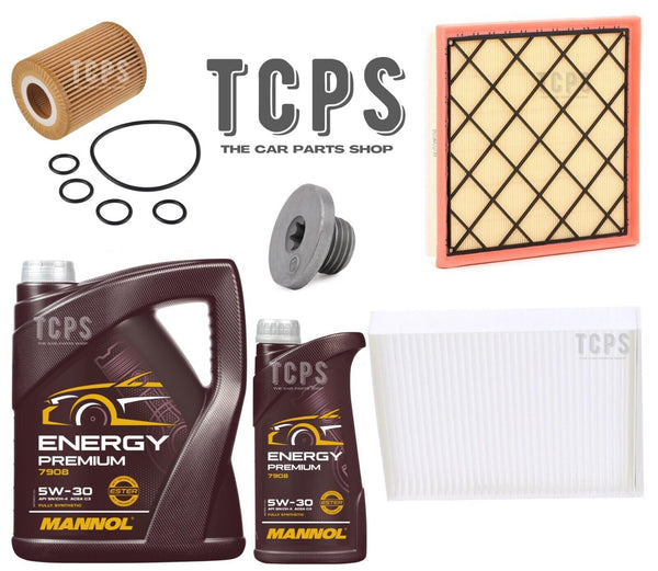 FITS VAUXHALL ASTRA  J SRI 1.7 CDTI MK6 SERVICE KIT CABIN AIR OIL & 5W30 6L OIL