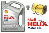 FOR SKODA OCTAVIA SPORTLINE 2.0 TDI 12-20 5L SHELL OIL CHANGE SERVICE KIT