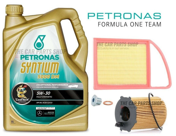 FOR PEUGEOT 207 1.6 HDI 2010> SERVICE KIT WITH 5 LITRES PETRONAS 5W30 OIL