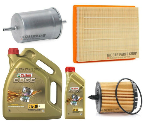 FOR SAAB 9-3 1.8T 2003-2011 5 LITRE CASTROL SERVICE KIT WITH FUEL OIL AIR PACK