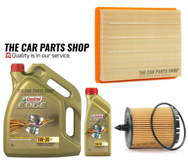 FOR SAAB 9-3 1.8T 2003-2011 5 LITRE CASTROL SERVICE KIT + NEW AIR OIL FILTER KIT