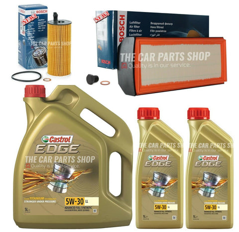 FITS BMW 335d F30 F31 F80 BOSCH SERVICE KIT 7L CASTROL EDGE & BOSCH AIR OIL KIT