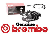 GENUINE BREMBO FRONT BRAKE PADS AND SENSOR FOR BMW 320D F30 2011>