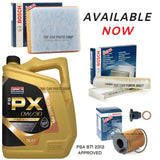 FOR PEUGEOT 2008 1.6 DIESEL 2013-2018 BOSCH SERVICE KIT 5L GRANVILLE & 3 FILTERS