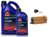 FOR BMW 1 SERIES 120D SPORT F20 6L MILLERS OIL CHANGE SERVICE KIT & FILTER KIT