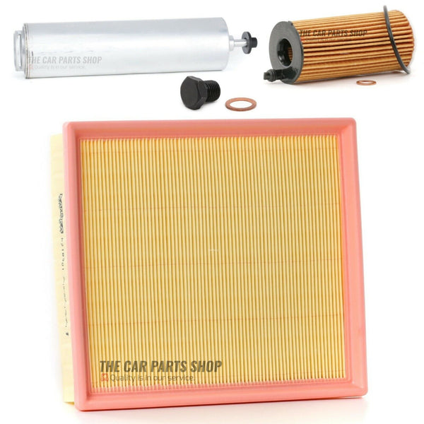 FOR BMW 1 SERIES 120D SPORT F20 SERVICE FILTERS KIT FUEL AIR OIL AND SUMP PLUG