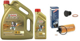 FOR BMW 120D F20 2011-2015 BOSCH SERVICE KIT OIL FILTER 6 LITRE CASTROL EDGE LL